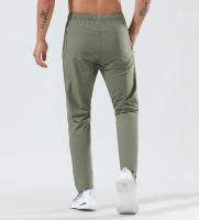 Pantalones atléticos del salón de la sandalia de la yoga del algodón de los hombres, pantalones casuales del jersey con los bolsillos - details 5