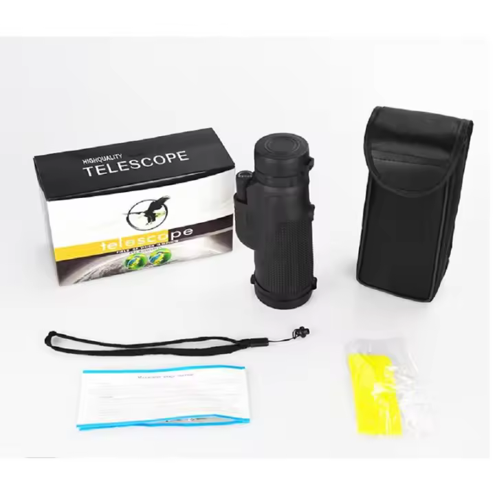 Telescopio Monocular 40*60 Gran Aumento HD Fotografía con Teléfono Móvil Binoculares Portátiles para Viajes al Aire Libre - 1