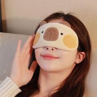 Máscara de ojos Kapybara de dibujos animados ligera, máscara de ojos Kapybara de dibujos animados Kawaii, plegable, transpirable, accesorios para dormir - details 8