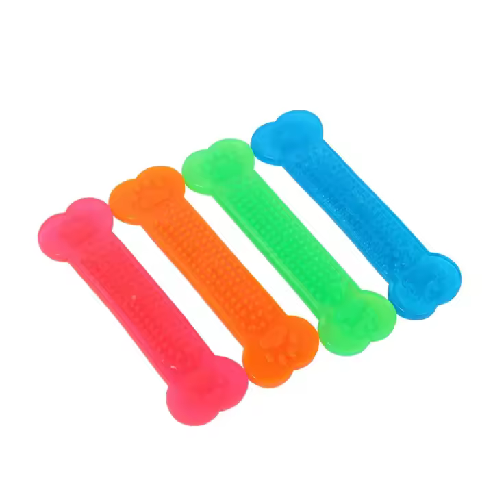 Oferta de Juguetes para Masticar para Perros Juguete de Hueso Dental, Cepillo de Dientes Aggresivo, Accesorios para Mascotas - 1