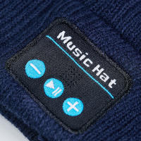 Gorro de música Compatible con Bluetooth V5.0 para hombres y mujeres gorro recargable con 3 modos de luz LED tejido de punto cálido regalo de Navidad de invierno - details 4