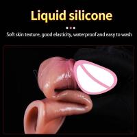 Condones de silicona Leten para hombres, retardante de eyaculación, juguetes sexuales, potenciador, extensor, condón reutilizable, Sexhine, masturbador masculino - details 7