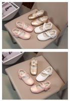 Zapatos de cuero con flores para niña, calzado plano de princesa para fiesta de boda, dulce y suave, clásico, para primavera y otoño - details 2
