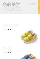 Comwarm-Zapatillas de invierno para mujer, pantuflas cálidas de algodón de felpa, antideslizantes para interiores, suela gruesa, zapatos peludos para parejas, novedad de 2022 - details 6
