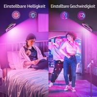 Lámpara de Pie Regulable Gris 42W, Lámpara de Pie LED Salon 3700LM Súper Brillantecon Lámpara de Lectura, control remoto y control táctil Lámpara Alta para Salon de Estar Dormitorio Oficina - details 11