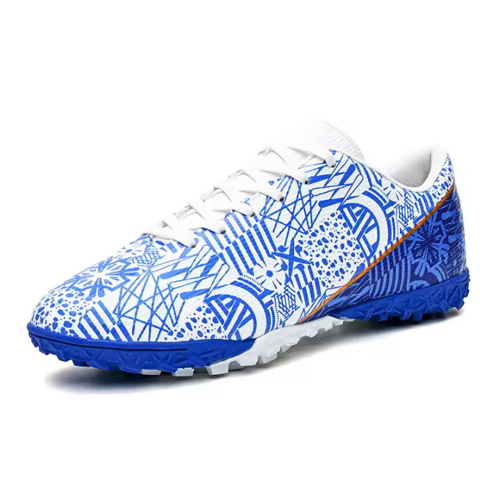 Zapatos de fútbol al aire libre para hombres y mujeres, botas de fútbol de césped de entrenamiento de caña baja. - 1