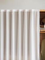 Cortina Antipolvo Adhesiva Para Armario 1PC Con Cinta Mágica Para Sala De Estar Y Cocina Material De Poliéster Clásico Estilo - details 5