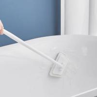 Cepillo de limpieza de esponja para baño, herramienta multifuncional, mango largo, cepillos removibles para bañera y suelo del hogar, cepillo para azulejos de cerámica - details 2