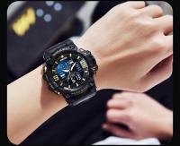 Smael-relojes militares deportivos para hombre, reloj despertador digital de cuarzo, resistente al agua hasta 50M, con pantalla dualtime - details 18