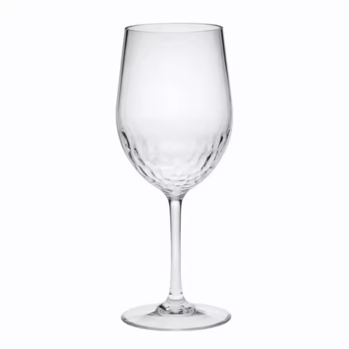 Juego de plástico de 4 (12 oz), juego de vasos Tritan Hammer sin BPA, vasos irrompibles, copas de vino - 1