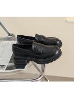 Mocasines de Suela Gruesa para Mujer Zapatos de Cuero Retro de Primavera 2025 - details 13