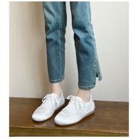 Zapatos de entrenamiento alemanes de satén estilo ballet, nuevos zapatos casuales versátiles de moda de diseñador de nicho. - details 9