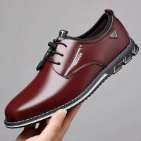 Zapatos Casuales para Hombre Mocasines de Moda sin Cordones, Zapatos de Trabajo de Cuero con Plataforma, Talla Grande 50 - details 17