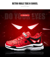 Nuevo estilo, zapatos para niños, zapatos deportivos de araña de dibujos animados para estudiantes, zapatos ligeros informales para correr, zapatos de tenis antideslizantes para niños - details 2