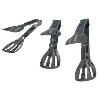 Pinzas de cocina de acero inoxidable con Mango antideslizante verde, pinzas de Metal resistentes, pinzas de cocina duraderas multiusos - details 4