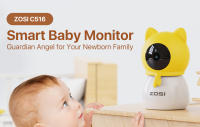ZOSI 4MP 2,5K Cámara IP WiFi Interior Bebé con 360° Vigilancia Detección de Llanto Visión Nocturna Audio Bidireccional Modo Música - details 0