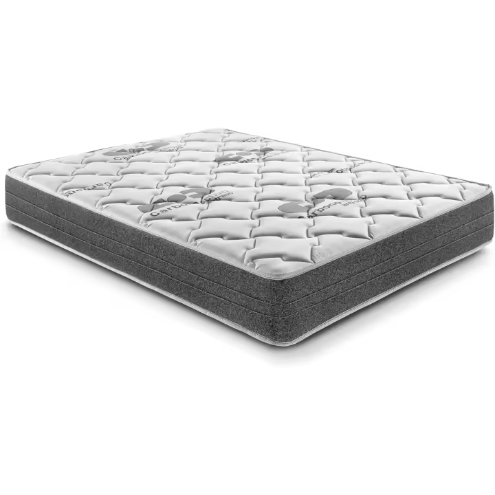Colchón viscoelástico Modelo Viscocarbono, 80 x 180 x 24, Máxima Adaptabilidad Todas Las Medidas - 1