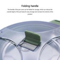 Hervidor de silicona para exteriores, utensilios de cocina plegables portátiles para picnic, olla resistente al calor, equipo fresco para acampar - details 4