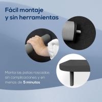 Marco de Cama para Niños Reforzado 3D Resistente, Robusto, Barras de Refuerzo y 6 Patas Metálicas Roscadas de 25cm - details 11