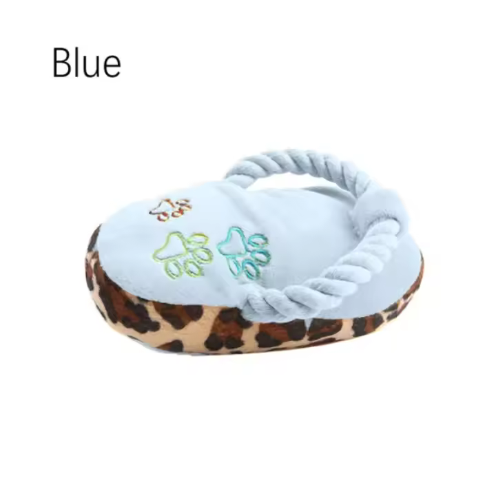 Zapatillas de felpa con forma de zapato para perros, Juguetes Divertidos para perros pequeños y medianos, para entrenamiento al aire libre, aliviar la ansiedad - 1