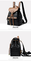 Mochila de Moda Coreana para Mujer de Alta Gama Ligera, a Cuadros, Bolso de Hombro Doble, Tendencia para Trabajo y Viajes - details 8