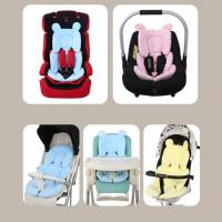 Cojín para cochecito de bebé de Color sólido, cojín para asiento de bebé, accesorios para cochecito, alfombrilla para asiento de coche, forro para asiento de coche, colchón con carrito - details 5