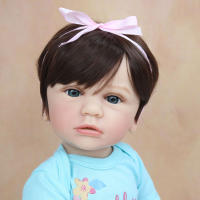 BZDOLL-Muñeca realista de cuerpo completo de silicona para niña, juguete de muñeca Reborn, vestido clásico, regalo de cumpleaños, 55 CM, 22 pulgadas - details 1