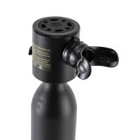 Mini tanque de buceo de 0,5 l, equipo de buceo, cilindro de respiración subacuática, tanque de oxígeno portátil - details 5