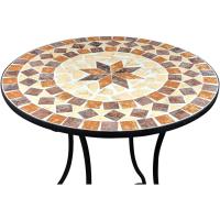 Mesa de Balcón Mosaico Jardín Redonda Mediterránea - Auxiliar, 60 cm - details 2
