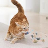 Nuevo juguete de menta para gatos, ratón de hierbas de felpa, lindo juguete interactivo resistente a los arañazos - details 0