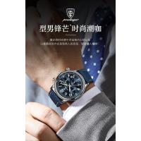 Reloj de cuarzo luminoso multifuncional con cronógrafo para hombre Streaming Venta caliente - details 11