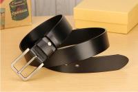 Cinturón con hebilla de Pin de aleación de PU para hombre, cinturones de ocio de negocios, cinturones negros de invierno para hombre - details 5