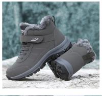 Botas de invierno para hombre y mujer, zapatillas impermeables de cuero Pu, zapatos informales de escalada para hombre, Botas de senderismo al aire libre Unisex, envío rápido - details 29