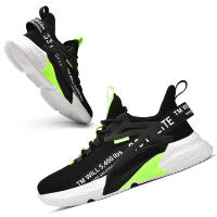 Zapatos de marca para hombre, zapatillas deportivas de correr de malla transpirable, calzado deportivo para entrenamiento físico al aire libre, zapatillas antideslizantes resistentes al desgaste - details 8