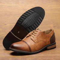 Zapatos casuales de negocios tendencia retro zapatos de cuero de gran tamaño - details 8