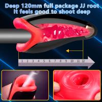 Masturbador masculino automático 10 vibración de empuje Simulado oral de silicona suave Modos giratorios Mastubator Cup Sex Machine Coño para pene Juguete sexual para hombres - details 3
