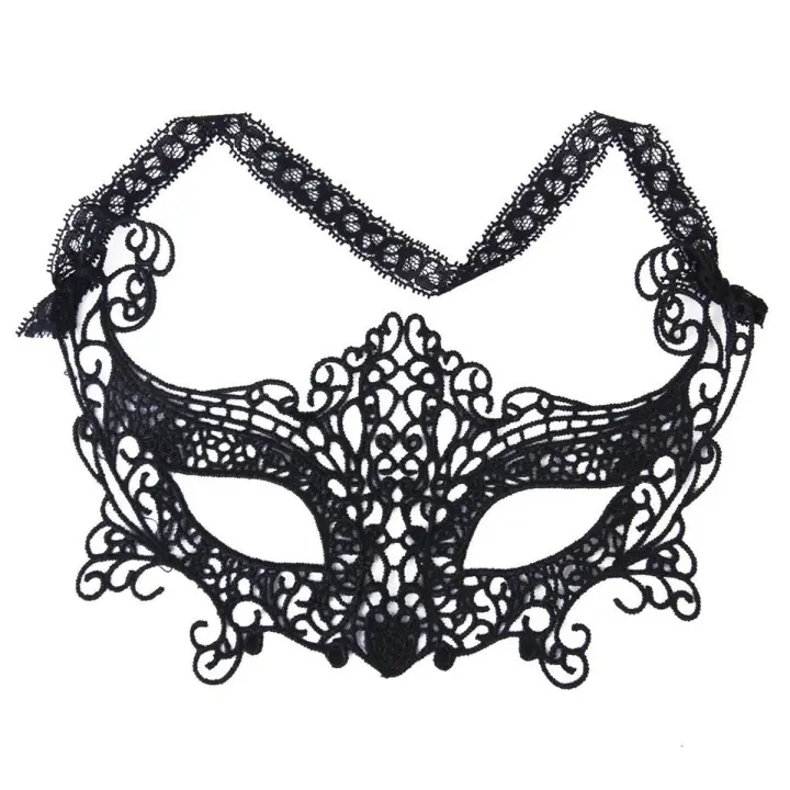 Máscara de encaje Sexy para mujer, máscara veneciana, Bola de mascarada, fiesta de carnaval, cara, ojo - 1