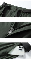 Pantalones de senderismo de secado rápido para hombre, pantalones de pesca ligeros convertibles, pantalones de trabajo Cargo con cremallera - details 13