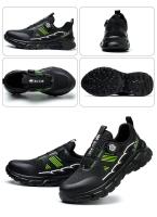 Zapatos de Seguridad Ligeros con Cierre de Gancho y Bucle Zapatillas de Trabajo Transpirables para Hombres Anti-Perforación de Corte Bajo Punta de Acero - details 20