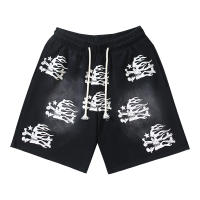 Pantalones Cortos de Baloncesto con Logo Impreso Secado Rápido Puro Algodón - details 0