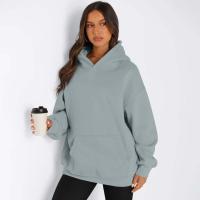 Sudadera con capucha de gran tamaño para mujer, jersey de moda de otoño, sudadera con capucha de gran tamaño, sudadera gruesa con capucha - details 14
