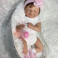 BZDOLL-Muñeca Reborn de silicona suave, juguete realista de 50cm y 20 pulgadas con pintura 3D de piel y venas, bonita casa de juegos - details 0