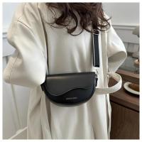 Bolso Crucero de Hombro de Moda de Cuero PU Color Sólido Retro Estilo Pony con Correa Ancha - details 12
