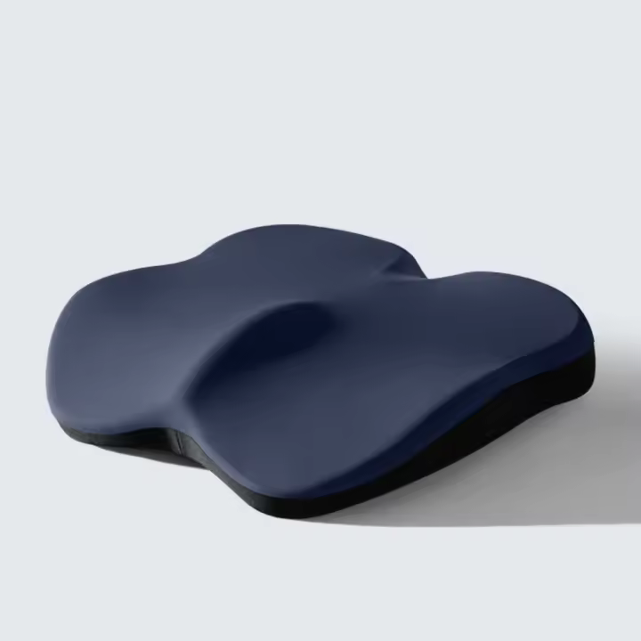 Cojín antideslizante para asiento de coche, suave, buen soporte, aumento de altura, cojín de asiento con memoria de algodón, cómodo cojín para coche y oficina - 1