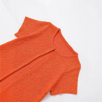 ZOCI-   chaqueta cárdigan de punto de manga corta con cuello redondo simple a la moda informal para mujer de verano con camisola - details 9