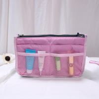 Bolsa De Cosméticos Nylon Para Mujer Organizador De Maquillaje Con Doble Cremallera Bolsa De Almacenamiento De Hidratantes Para Viajes Al Aire Libre - details 9