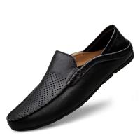 Zapatos Informales de Verano para Hombre Mocasines de Cuero con Transpirabilidad sin Cordones - details 15