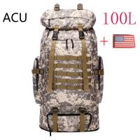 Bolsa de alpinismo de 80L/100L, mochila táctica militar grande para escalar, senderismo al aire libre, Camping, bolsas de viaje - details 21