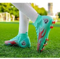 Zapatos cómodos con pinchos de fútbol para hombre, ligeros y de caña alta para mujer, calzado deportivo de entrenamiento - details 6