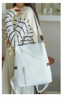 Mochila de nylon con mango suave de color sólido, grande, cinturón de cojín de aire - details 18